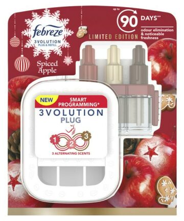 Febreze 3Volution Air Freshener Plug In Starter Kit Spiced Apple 20ml